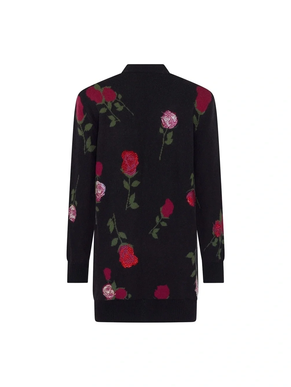 Libertine ‘BRAVA!’ Oversized Cardigan in Black Floral Women's Size XL, NEW w/Tag